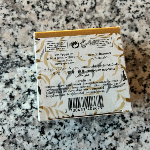 Diptyque refillable solid perfume NIB - Picture 3 of 3